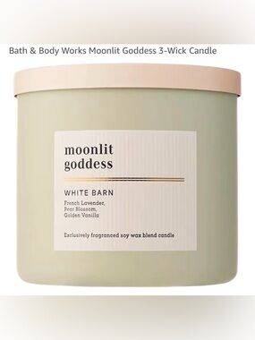 Bath & Body Works Moonlit Goddess 3-Wick Candle - NEW